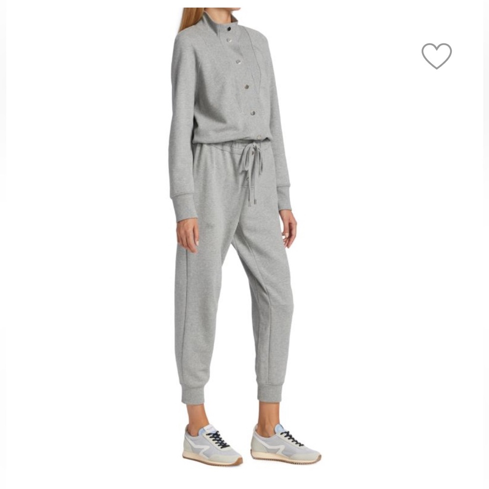 VERONICA BEARD Finn Cotton Jumpsuit Fits like Size Medium-perfect lounge suit